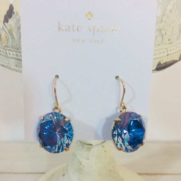 Kate Spade Jewelry - Kate Spade Rise and Shine Aqua Blue Earrings